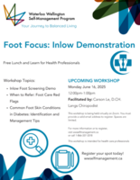 Foot Focus: Inlow Demonstration-- Virtual Workshop--June 16, 2025